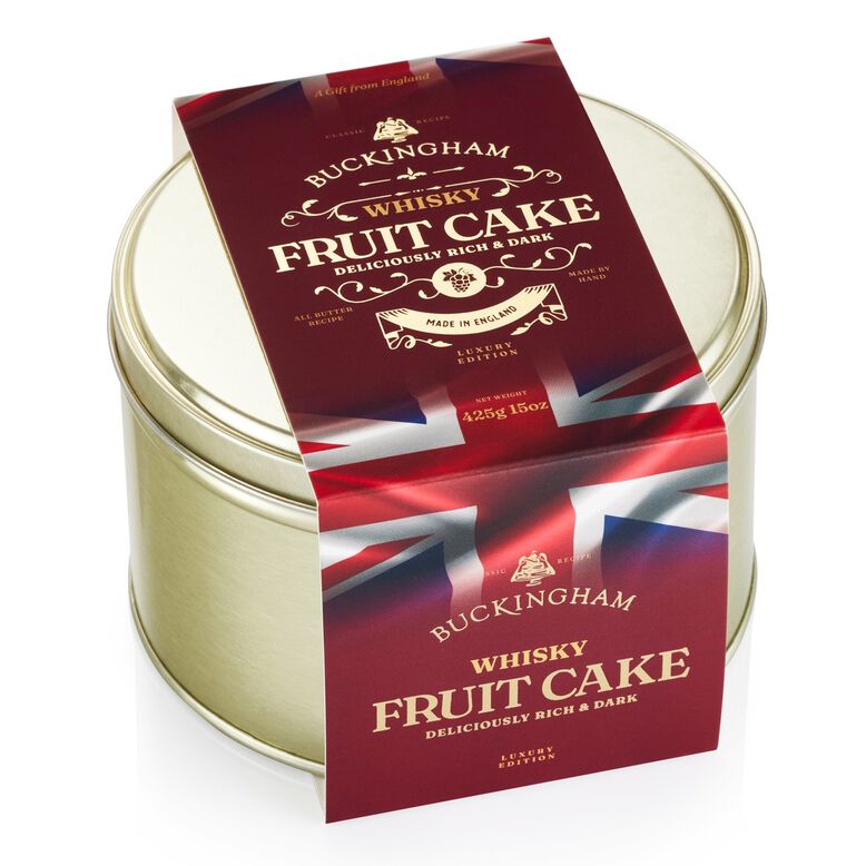 'Buckingham' Scotch Whisky Fruit Cake 425g HEATHROW EXCLUSIVE , , hi-res